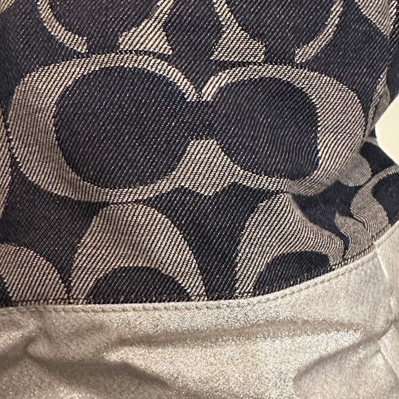 Coach Denim and Silver E1160-F17443 Bag with Shoulder Strap - Picture 4 of 12